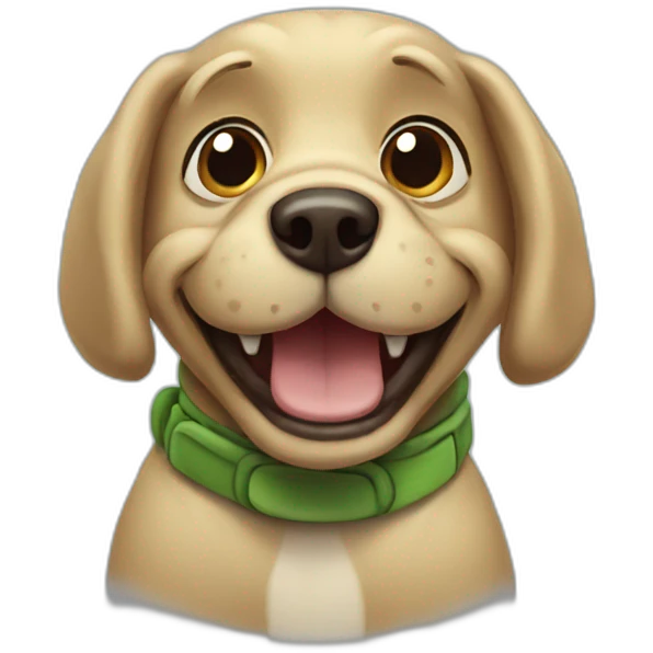 Cartoon turtledog  emoji