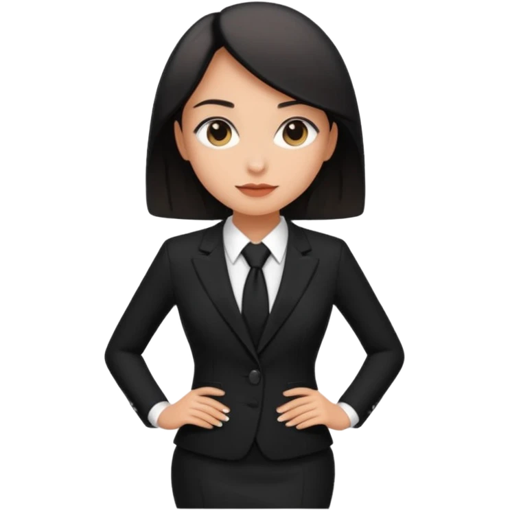 just give me the ccloth like womens formal a suit and a mini skirt black emoji