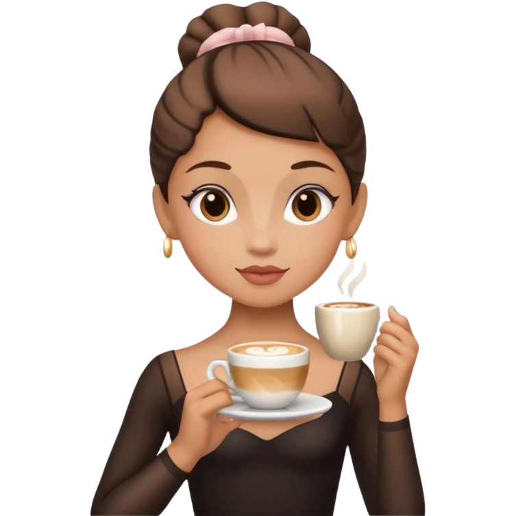 Ballerina cappuccino emoji