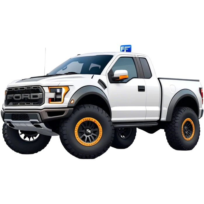 Ford f150 Raptor - Ford (Model Year: 2024) (Iconic colour: White) emoji