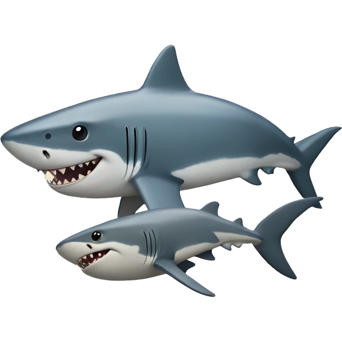 shark with cat emoji