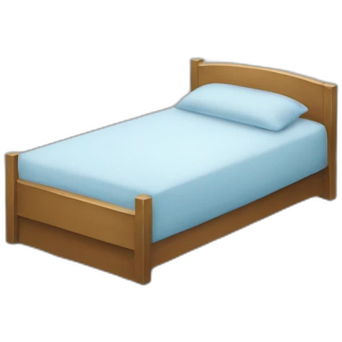 Un lit qui tombe emoji