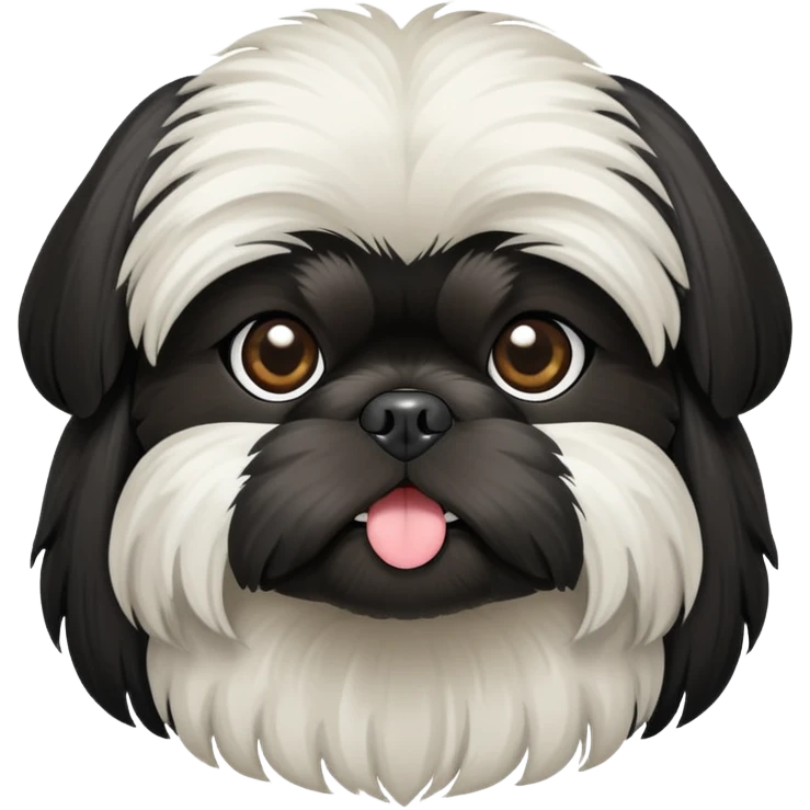 black shih tzu emoji