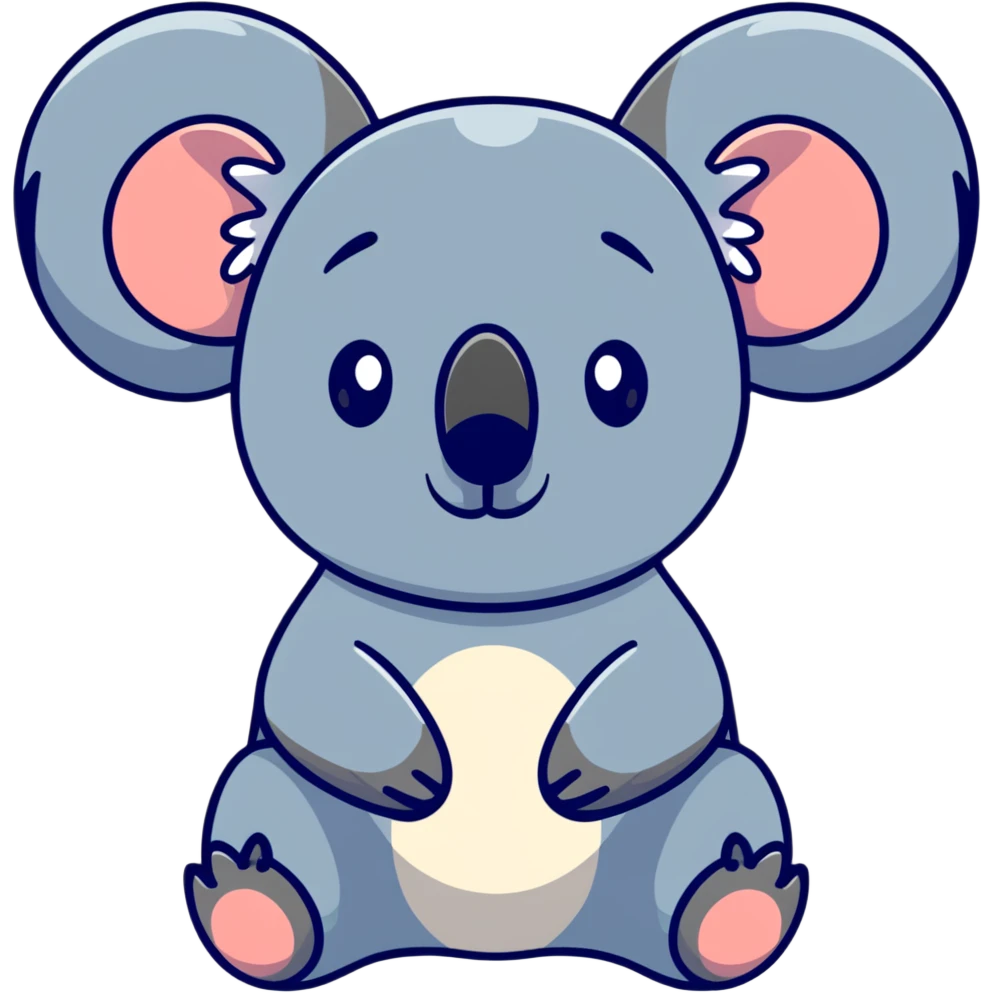 Koala judging you emoji