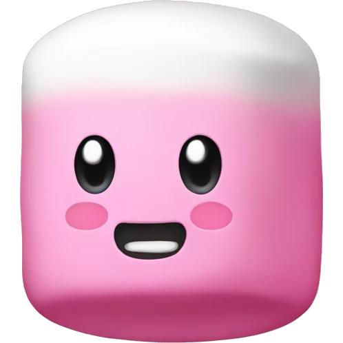Pink marshmallow  emoji