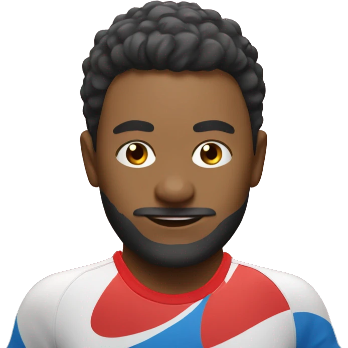 Table tennis player having a party emoji