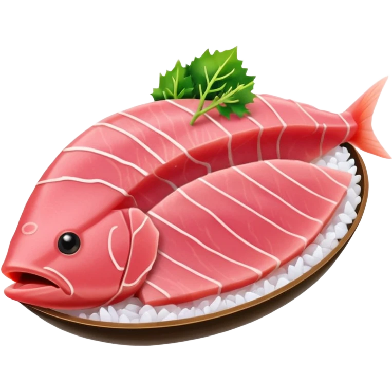 light pink sashimi 1 piece  emoji