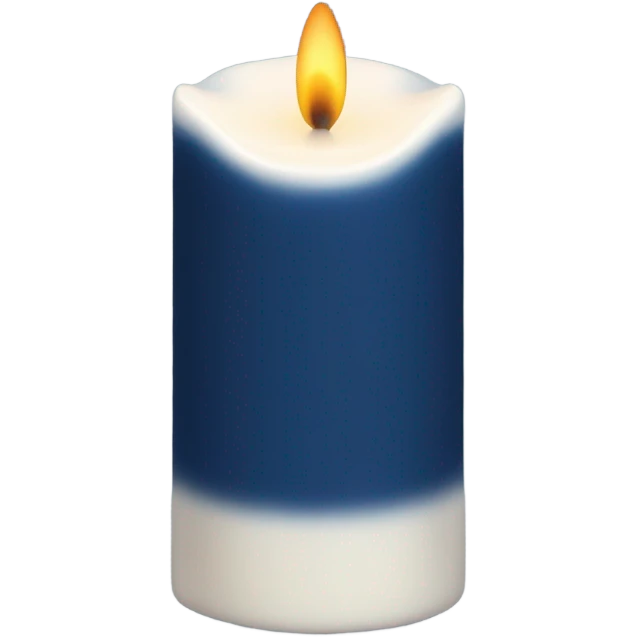 navi blue candle emoji