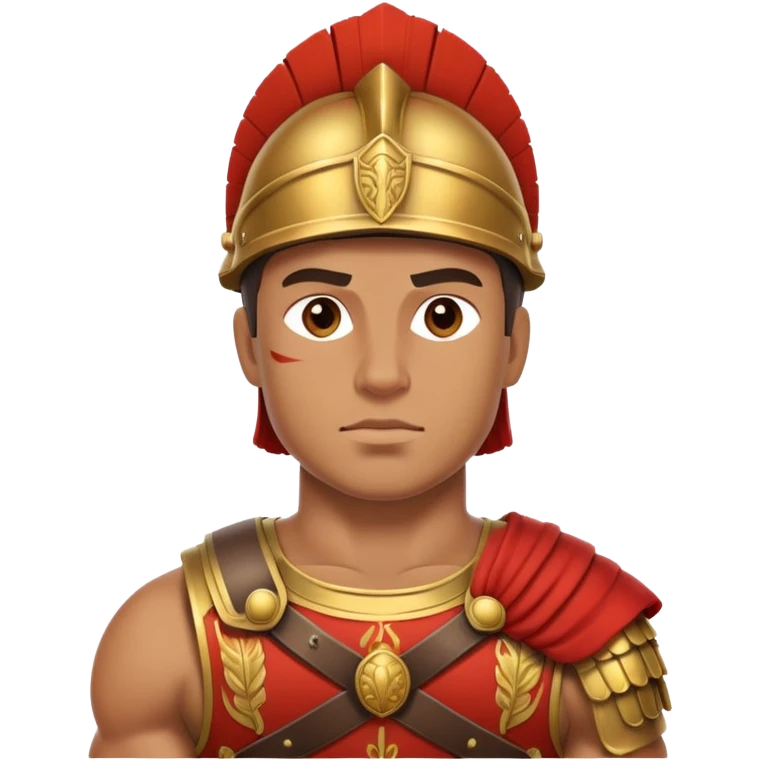 A Roman solider who is brave  emoji