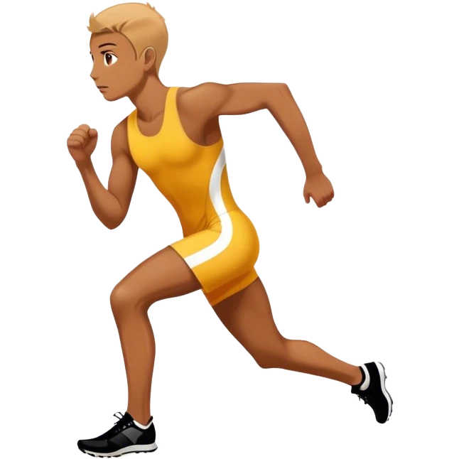 Sprinter at start position emoji