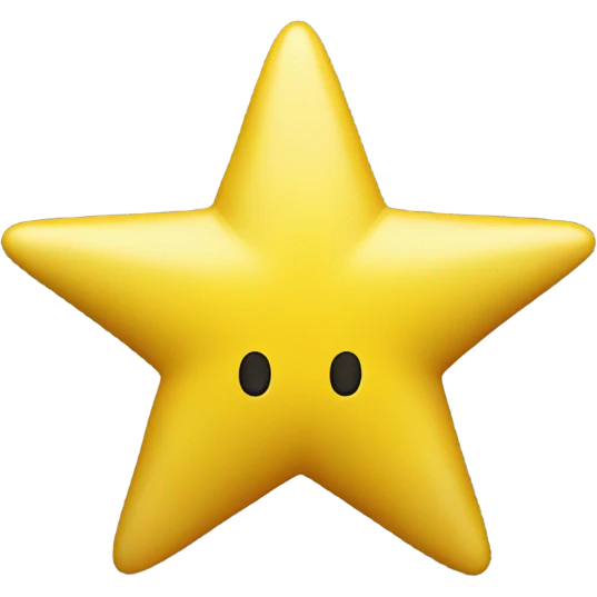 A yellow star with legs, walking emoji