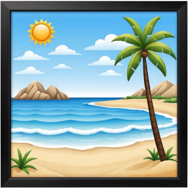 Beach emoji