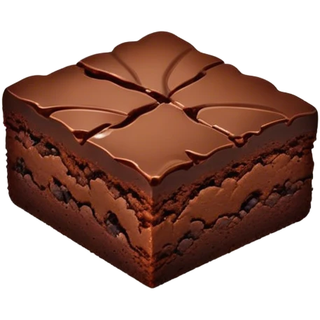 chocolate brownie emoji