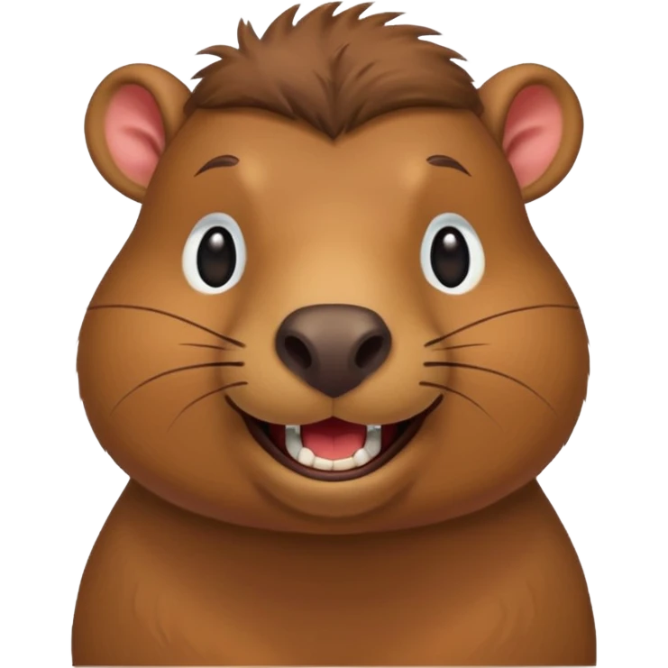 funny capybara emoji