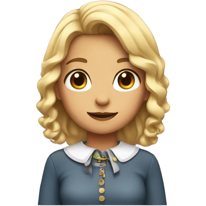 Girl with collar  emoji