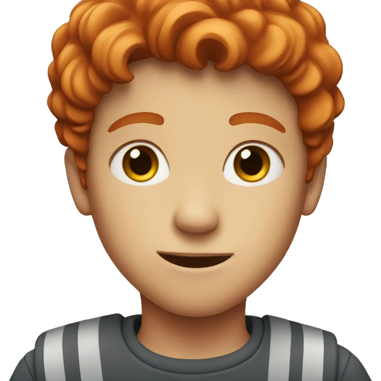 red-haired boy emoji