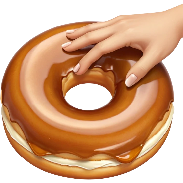 Finger In donuts  emoji