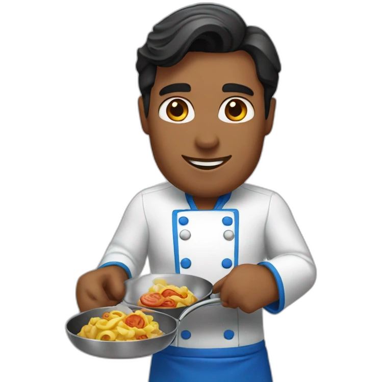 superman cooking chef emoji