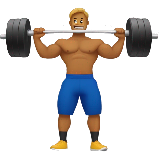 🐥 lifting weights  emoji