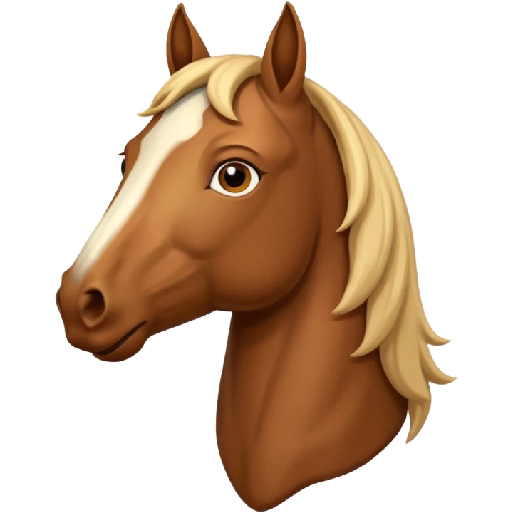 Man whit horse head emoji