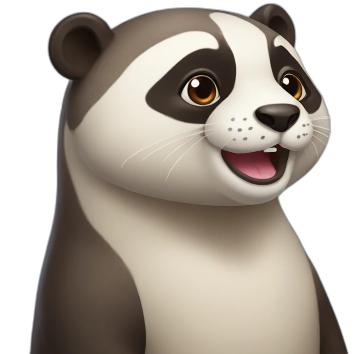 Loutre panda emoji