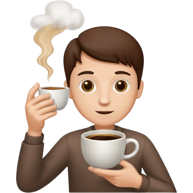 a white hand holding a cup of coffee but just the hand and the cup emoji