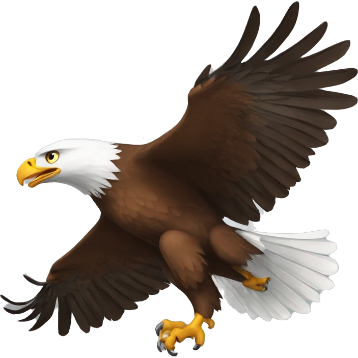 Flying eagle emoji