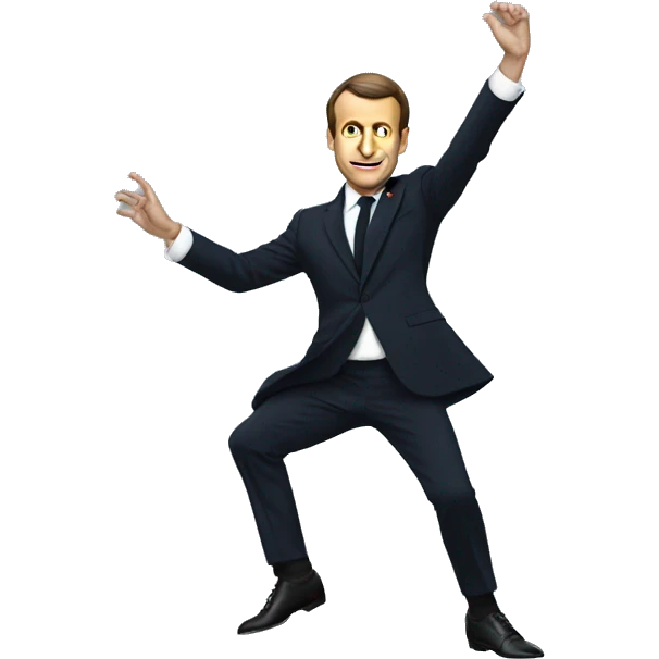 Macron qui danse emoji
