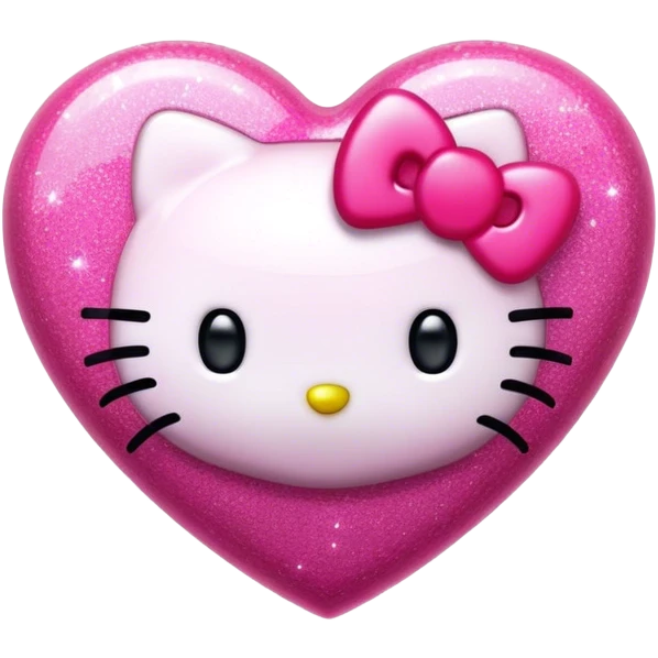 Hello kitty heart  emoji
