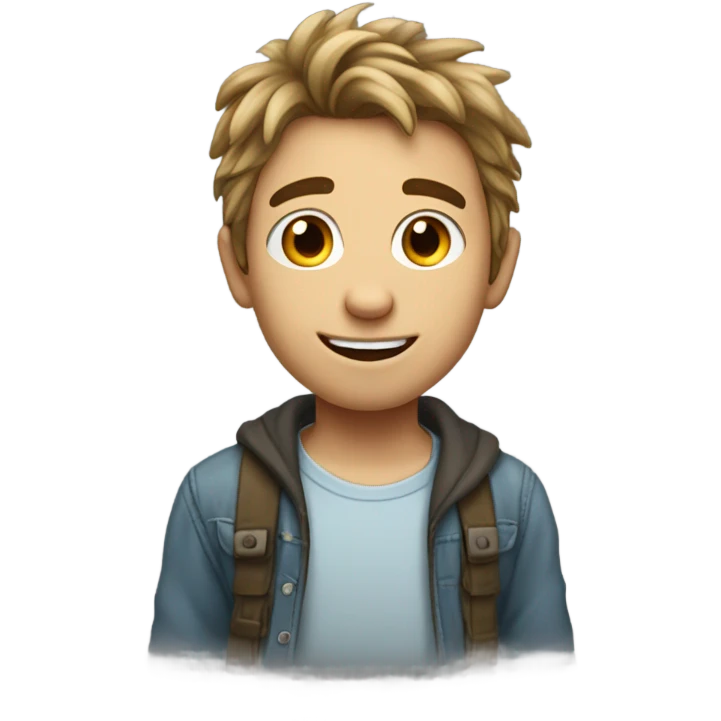 Ugly kid named Luke emoji