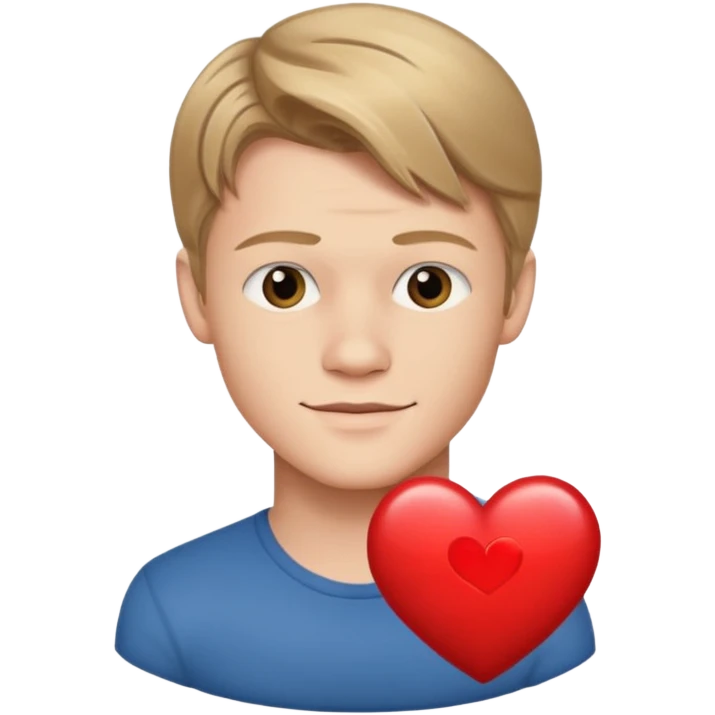 Lucas Till with a heart emoji