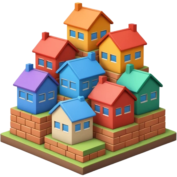 monton de casas compradas emoji