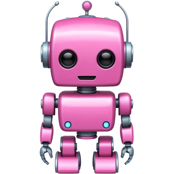 pink robot emoji
