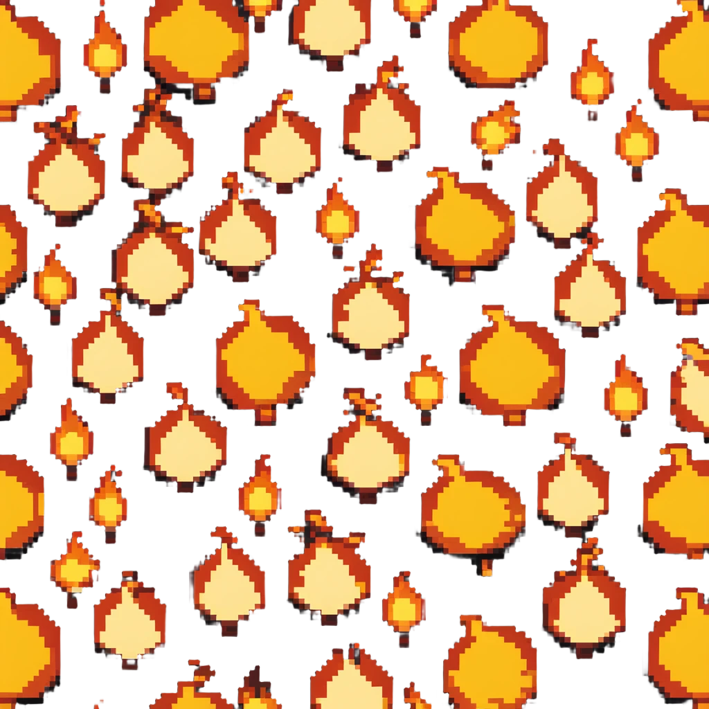 Bomberman upward-facing end-cap explosion tile, flames ending and tapering upward with pronounced flame wisps, orange/yellow with more red at the tips, extending about 70% into up direction emoji