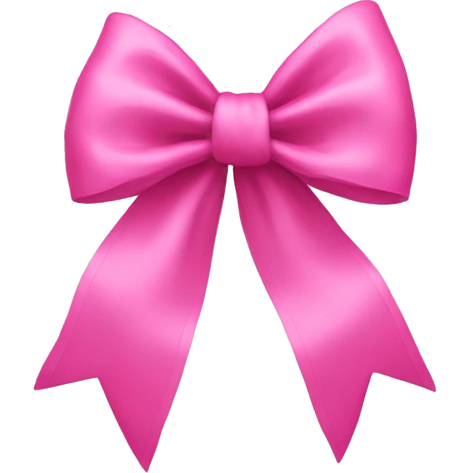 Pink bow  emoji