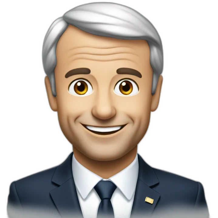 smiling-president-macron emoji