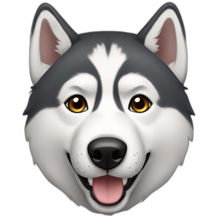 Husky  emoji