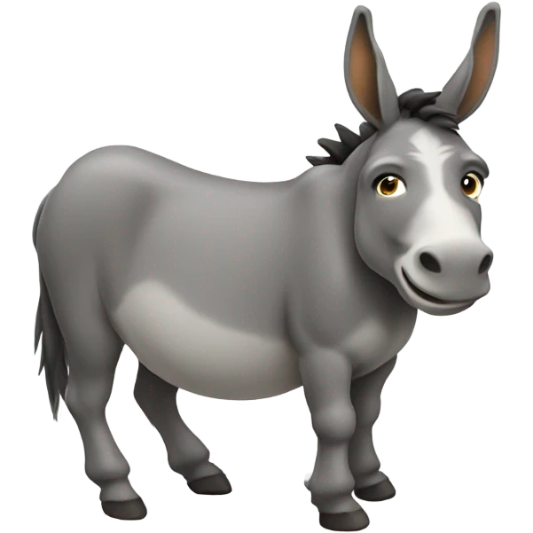 Donkey farting emoji