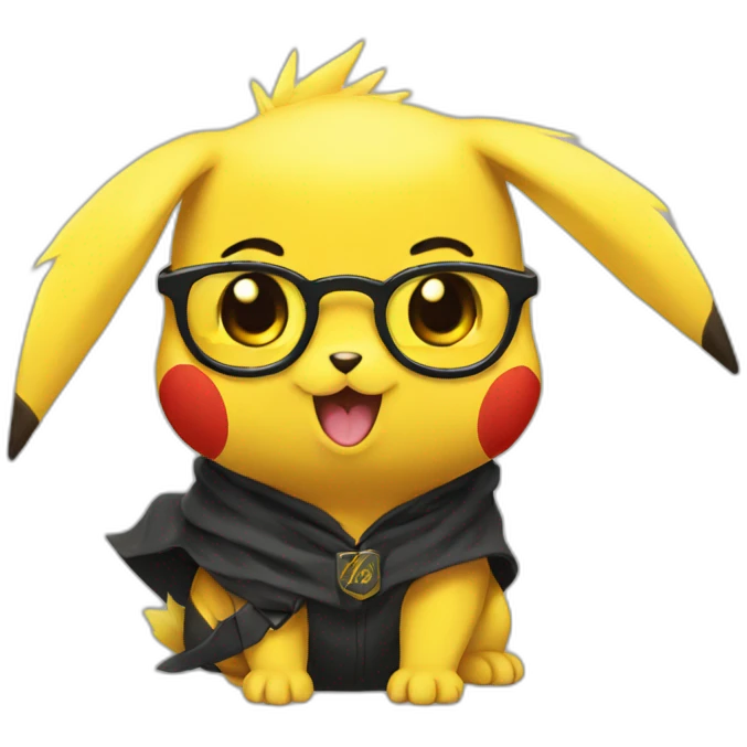Pikachu Harry Potter emoji