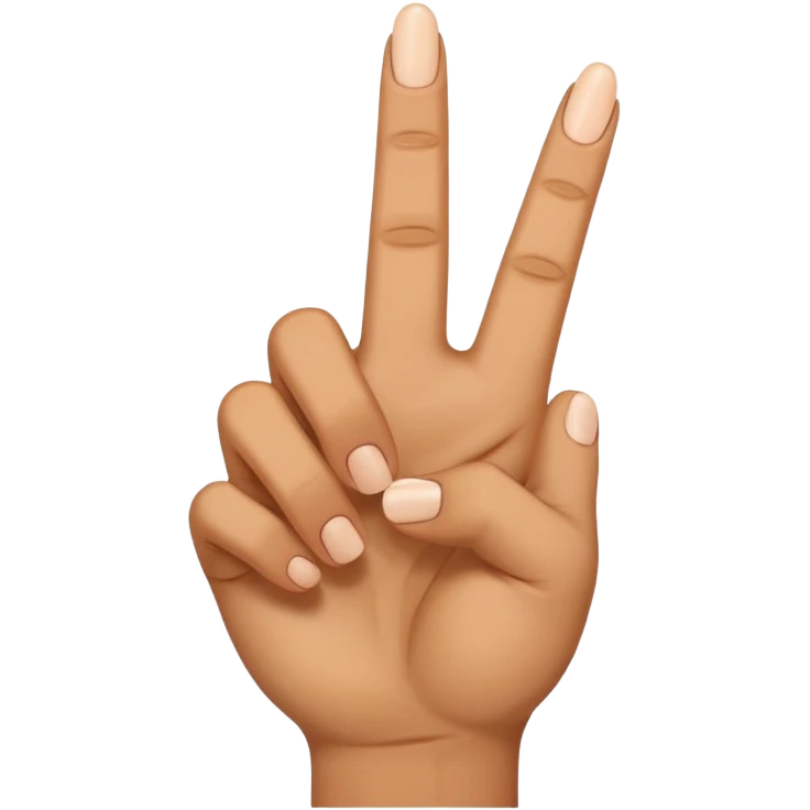i want to create simple enoji for whatsapp the amojy of hand with the middle finger down emoji
