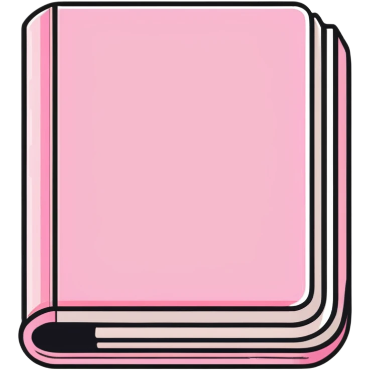 pink business book emoji