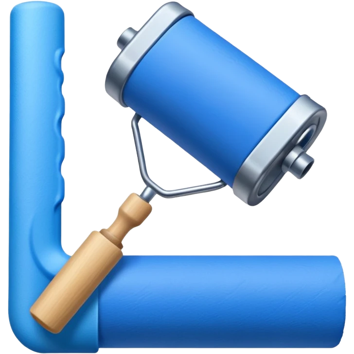 Small paint roller emoji