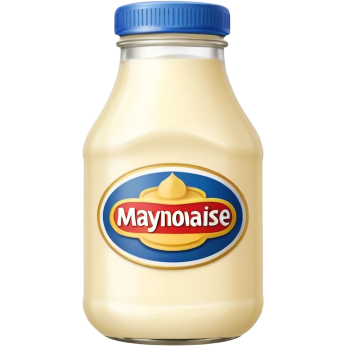 Glass Bottle of Mayonnaise emoji