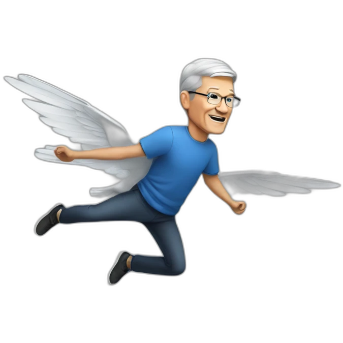 flying-tim-cook emoji