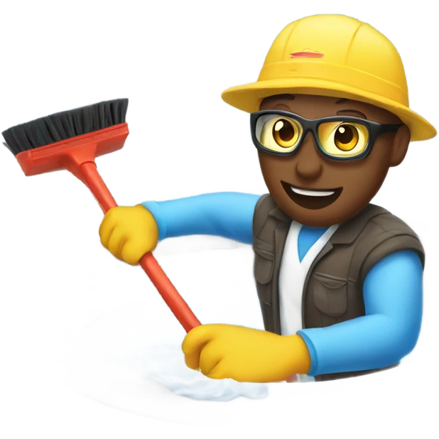 Cleaning a hot tub emoji