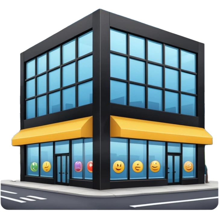 I want to generate a 3d image of a store emoji