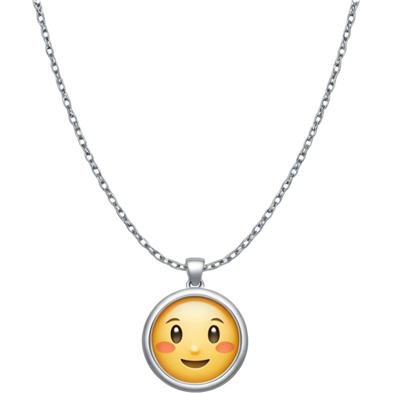 silver necklace emoji