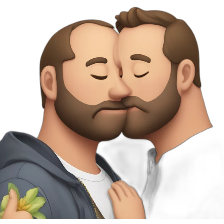 tom segura kissing bert kreischer emoji