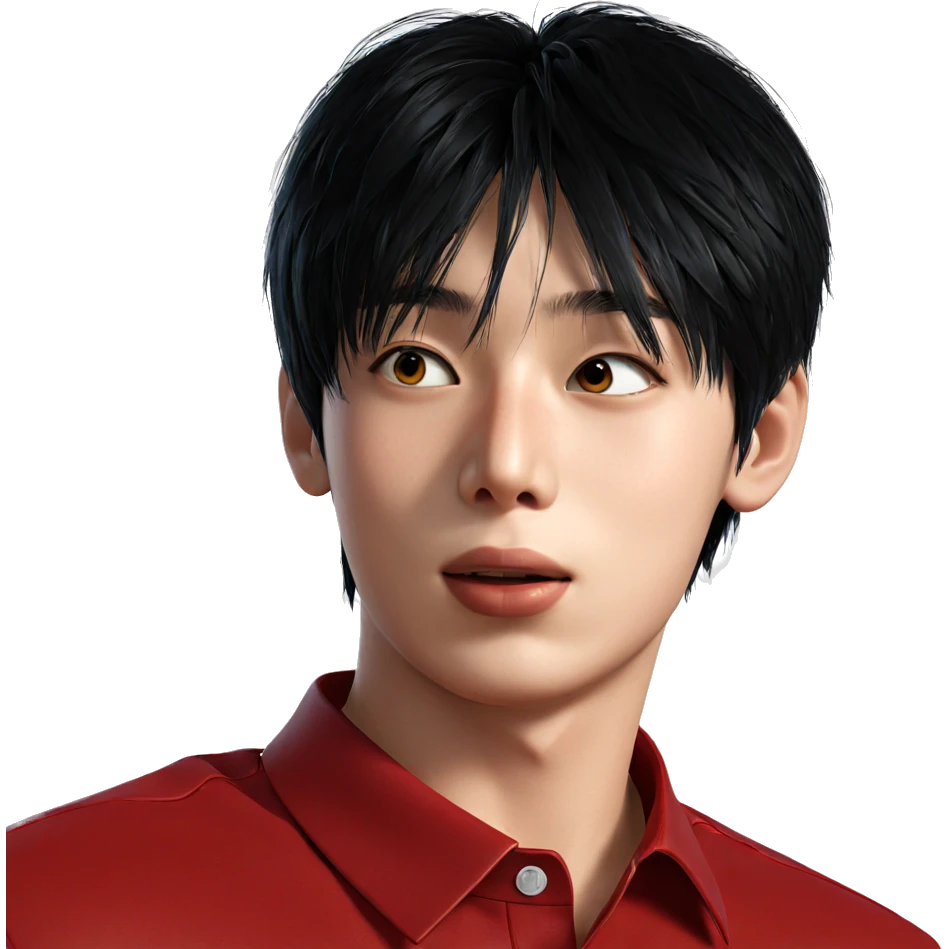 boy with black hair portrait emoji