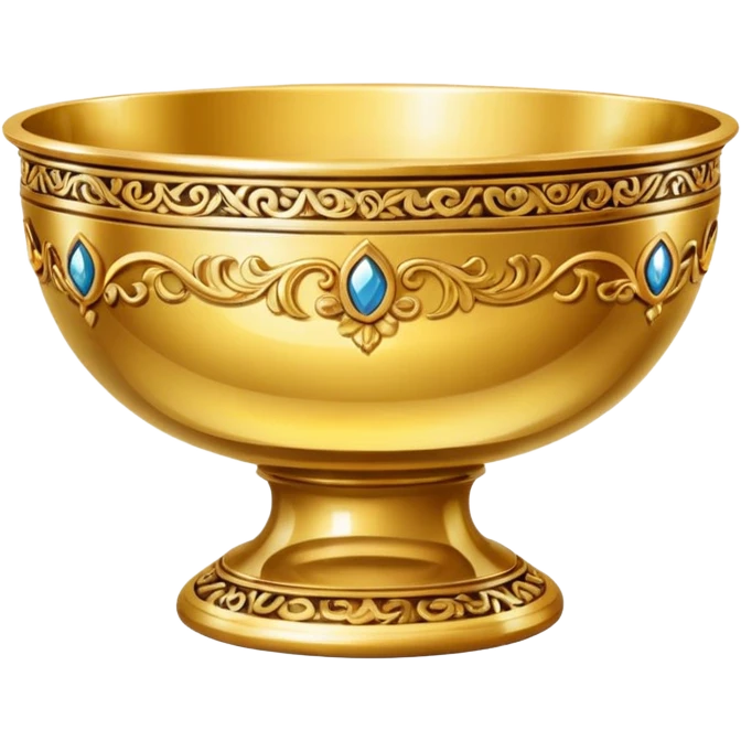 ornate gold bowl emoji
